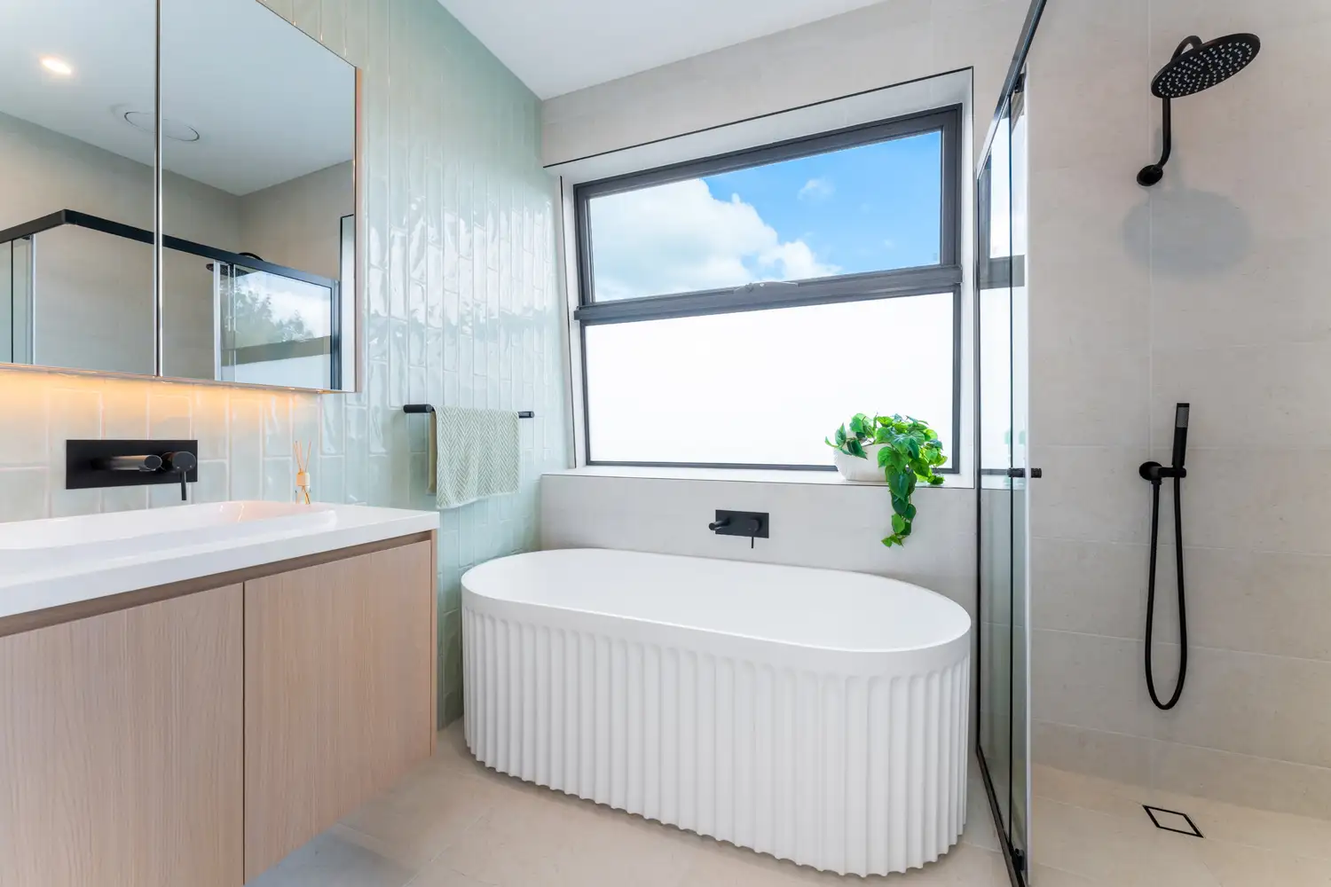 Fluted Freestanding Bath — Thistle Street