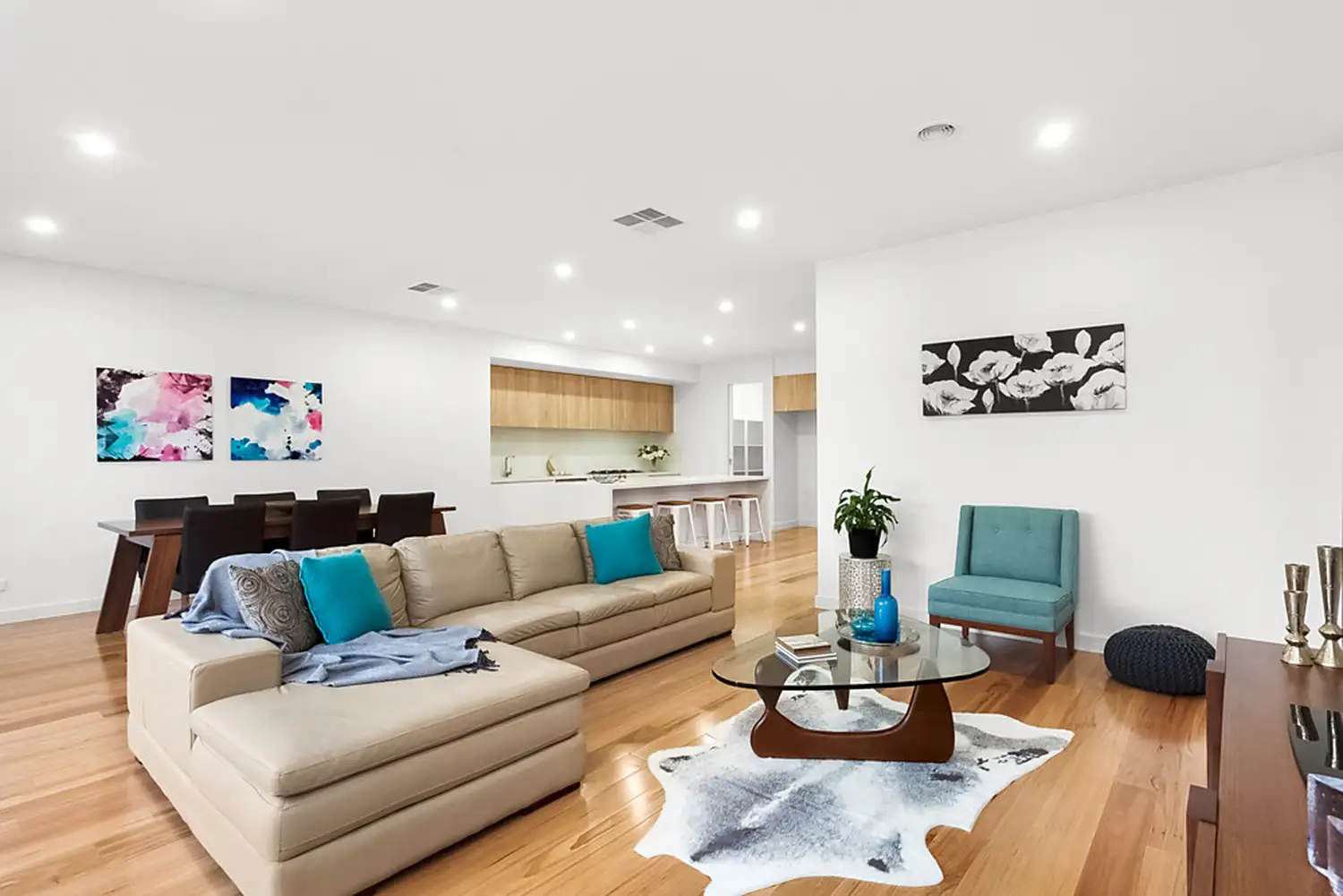Open Plan Kitchen Living — Gillies Street