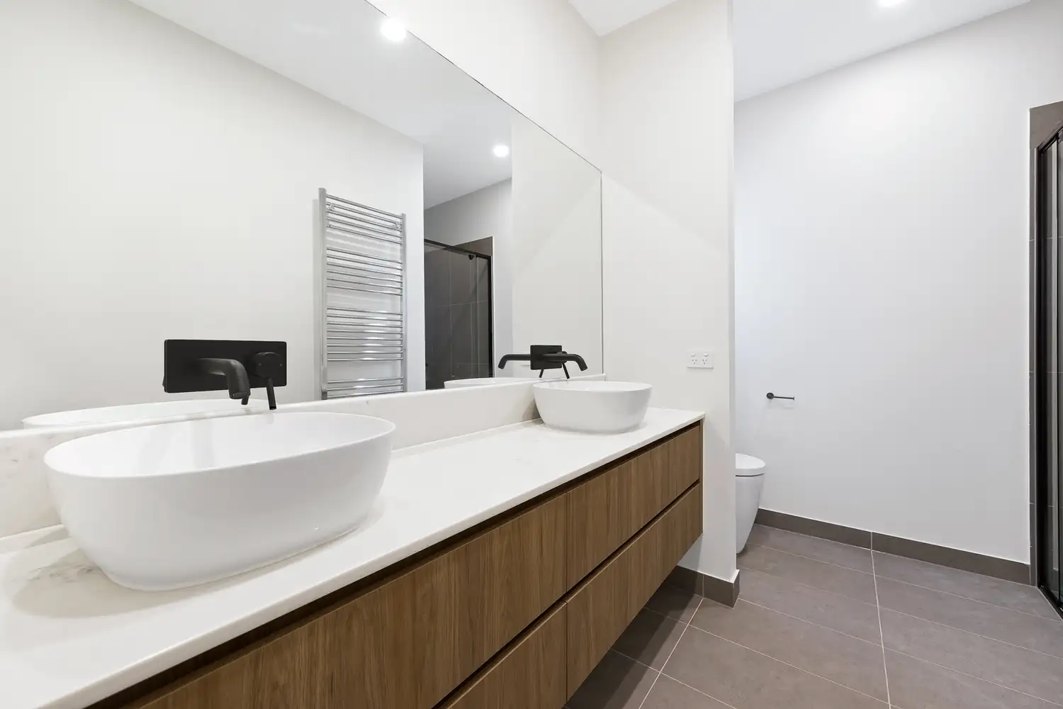 His & Hers Vanity — Ellenvale Avenue