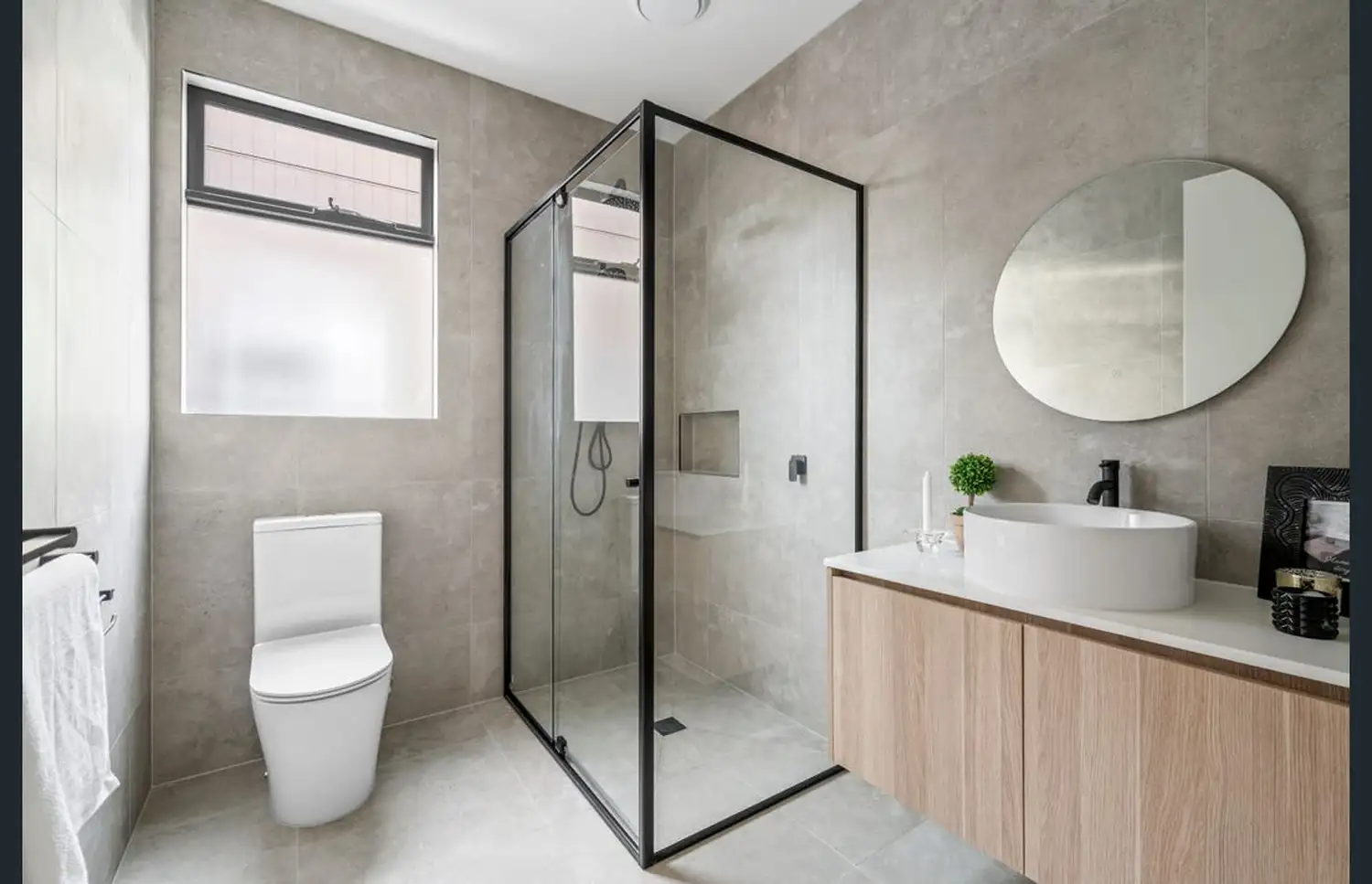 Stone Tile Main Bathroom — McEwan Road